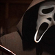 Ghostface holding a knife in the new Scream movie.